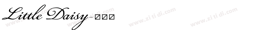 Little Daisy字体转换